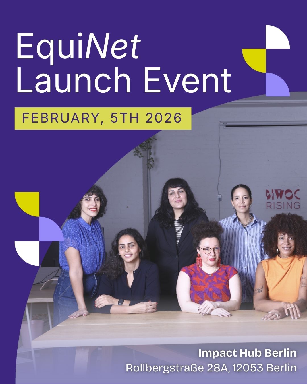 a group of BIWOC* at a table